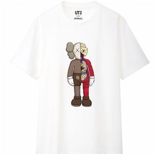KAWS x Uniqlo Flayed Tee White